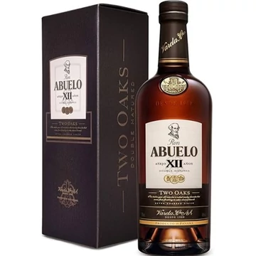 Abuelo 12 éves Two Oaks rum 40% 0.7l DRS