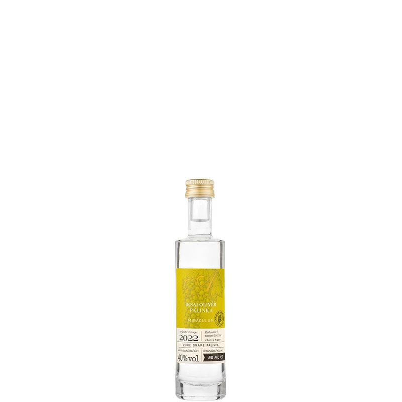 Agárdi MINI Irsai Szőlő pálinka 40% 0.05l