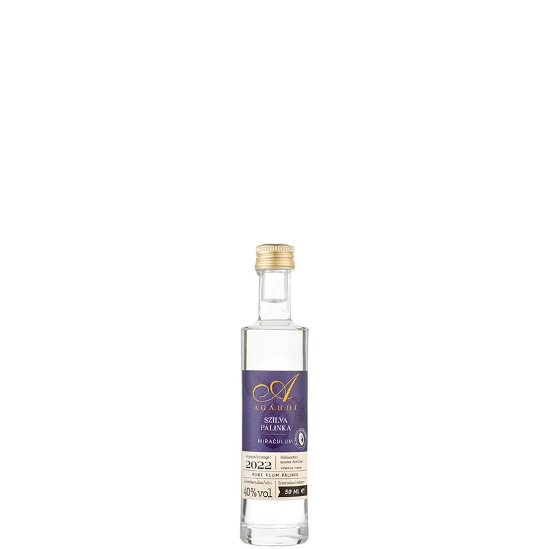 Agárdi MINI Szilva pálinka 40% 0.05l