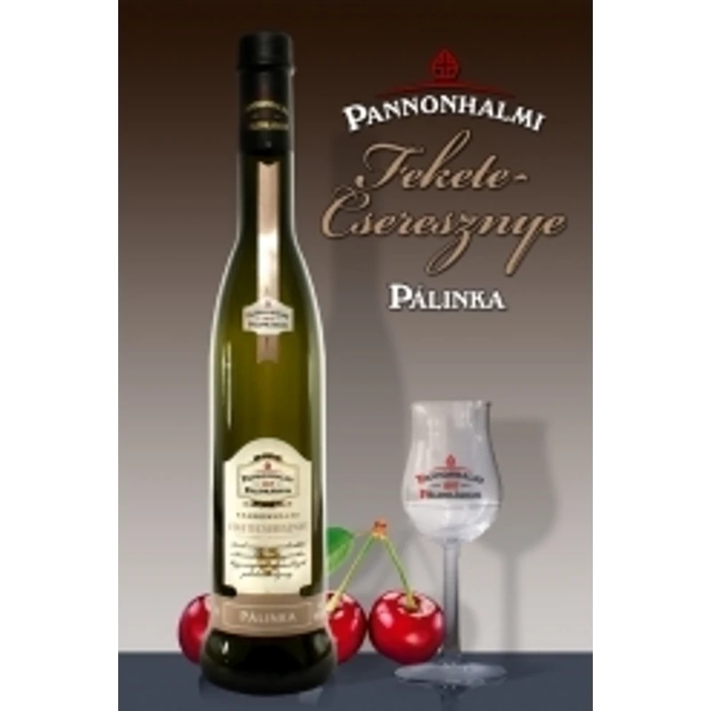 Pannonhalmi Feketecseresznye pálinka 40% 0.5l DRS