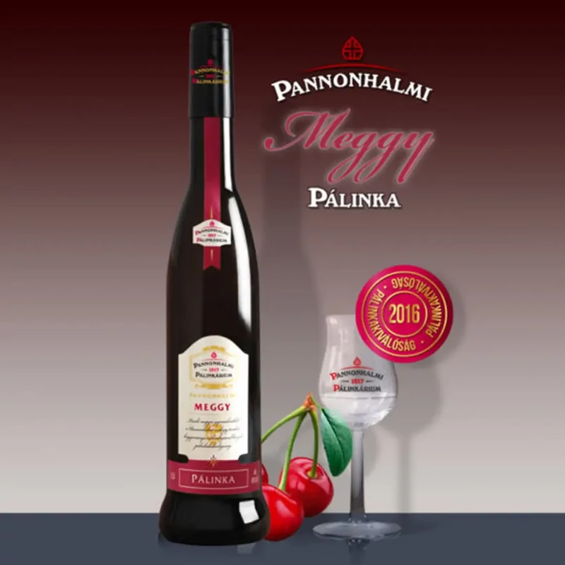 Pannonhalmi Meggypálinka 40% 0.5l DRS