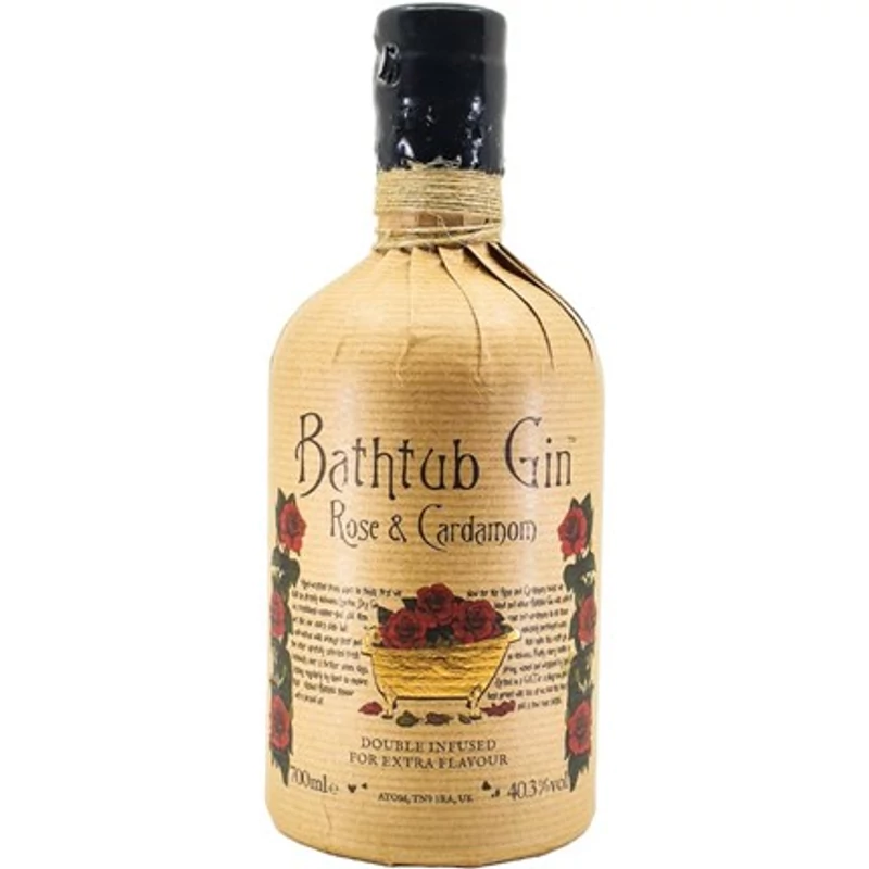 Bathtub gin Rose &amp; Cardamom 40.3% 0.7l