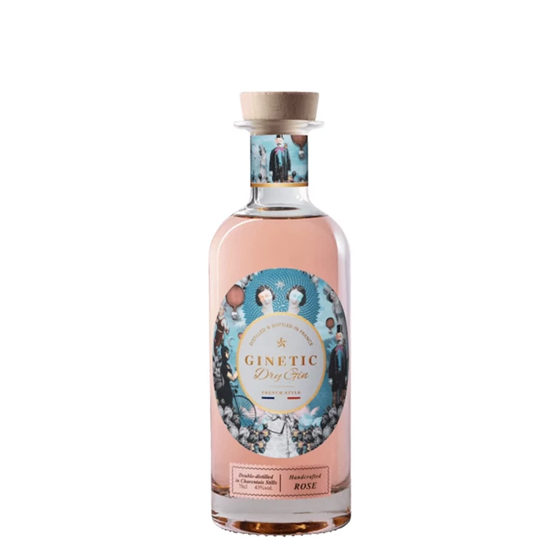 Ginetic Rosé gin 43% 0.7l