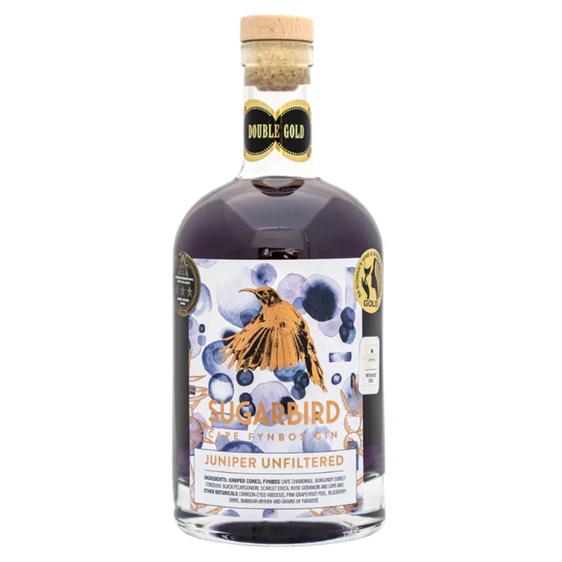 Sugarbird Juniper Unfiltere gin 43% 0.5l
