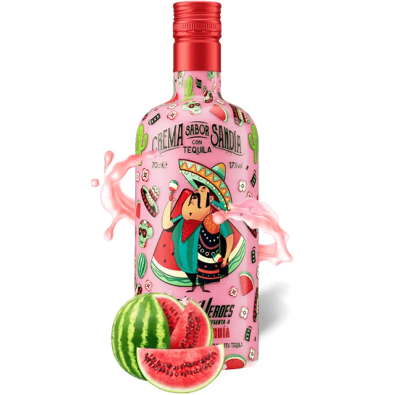 Cream Heroes Watermelon Tequilalikőr 17% 0.7l
