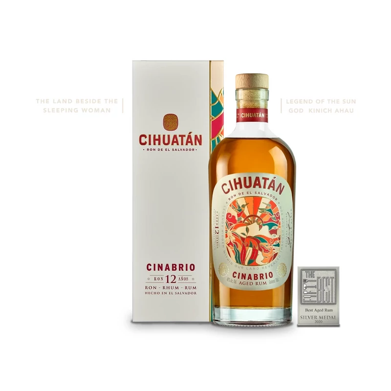 Cihuatán 12y Cinobrio Rum DD 40% 0.7l