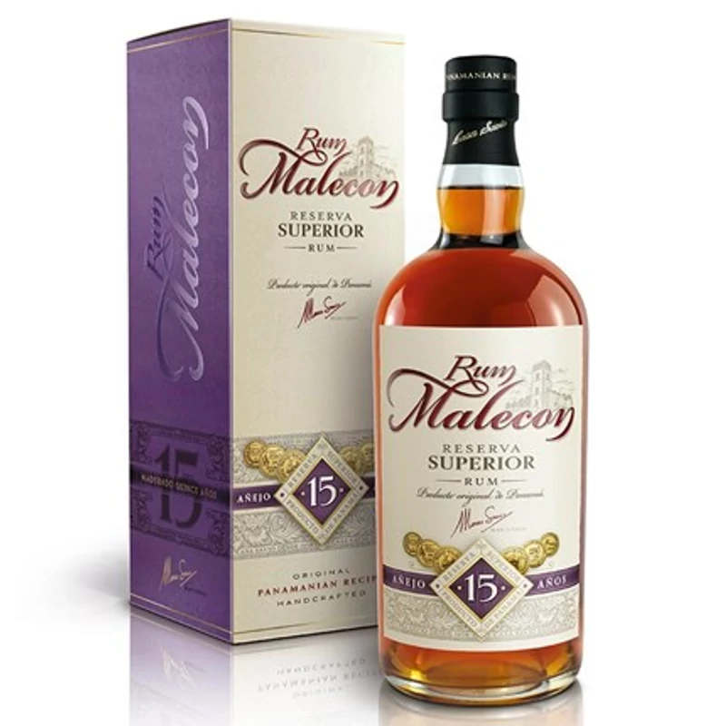 Malecon 15 éves rum  40% 0.7l