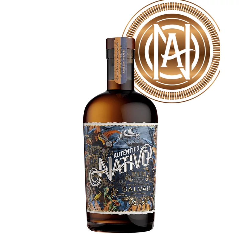 Auténtico Nativo Salvaje rum 40% 0.7l