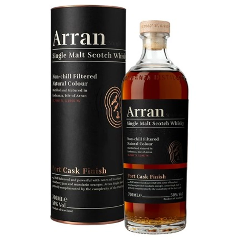 Arran Cask Finish Range Port whisky 50% 0.7l DRS