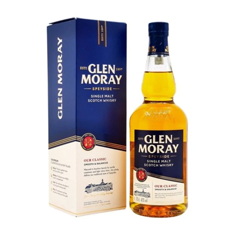 Glen Moray Classic whisky 40% 0.7l DRS
