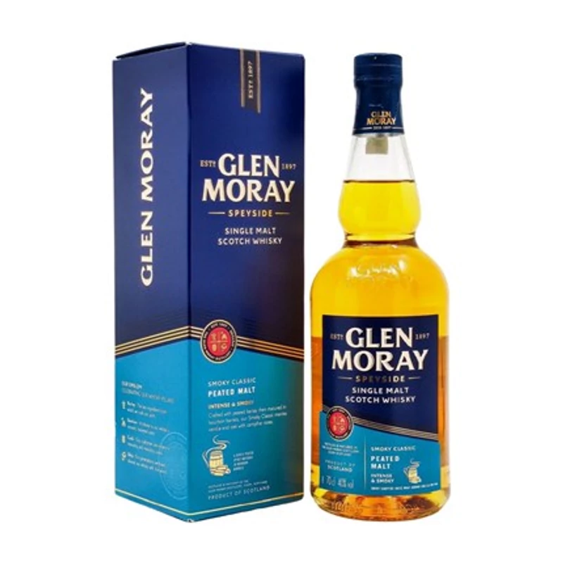 Glen Moray Peated whisky 40% 0.7l DRS