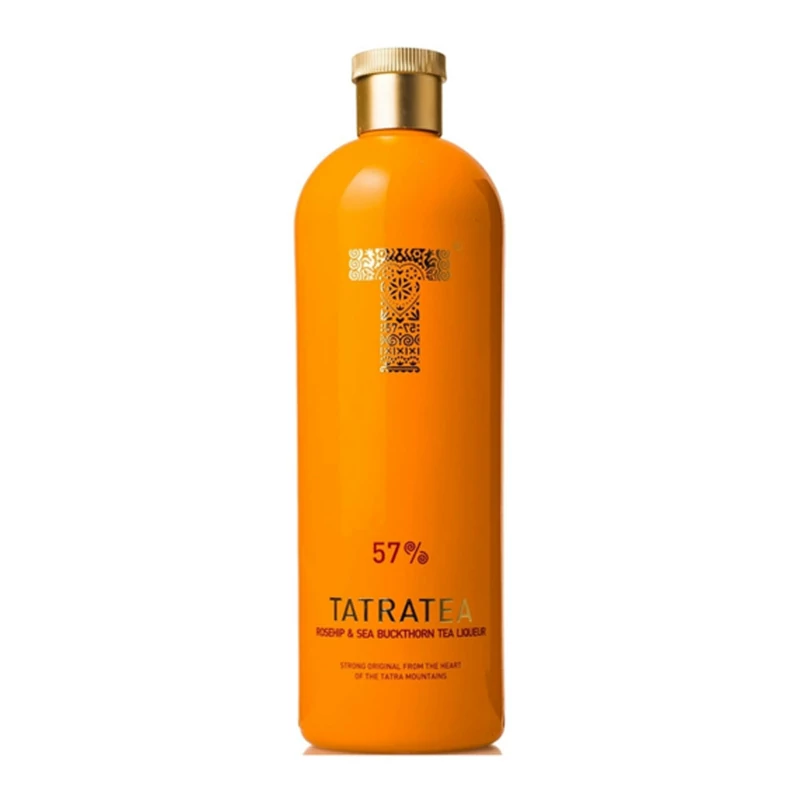 Tatratea 57 Csipkebogyó &amp;Homoktövis tea likőr 57% 0.7l