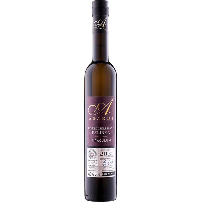Agárdi Miraculum Feketecseresznye 40% 0.5l
