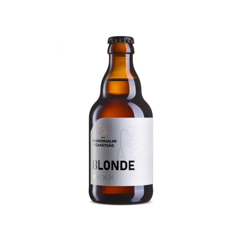 Pannonhalmi Blonde szűretlen sör világos 5% 0.33l
