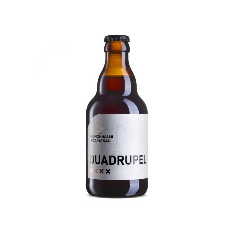 Pannonhalmi Quadrupel barna sör 10% 0.33l