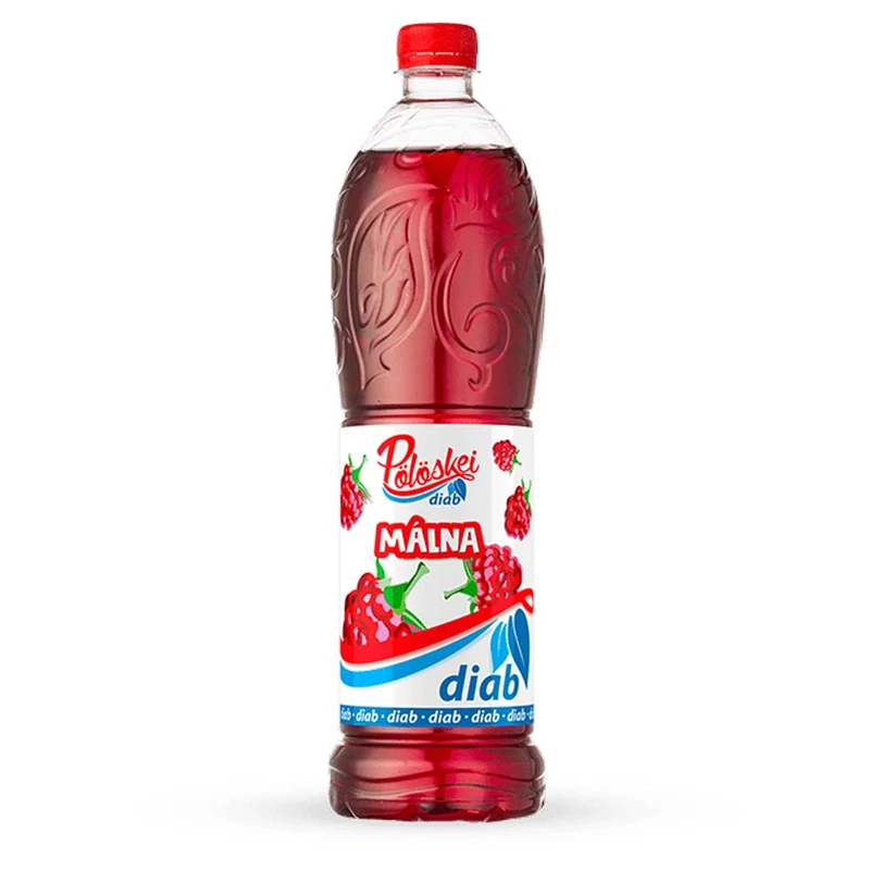 Pölöskei Diab. Málna ízű szörp 1l