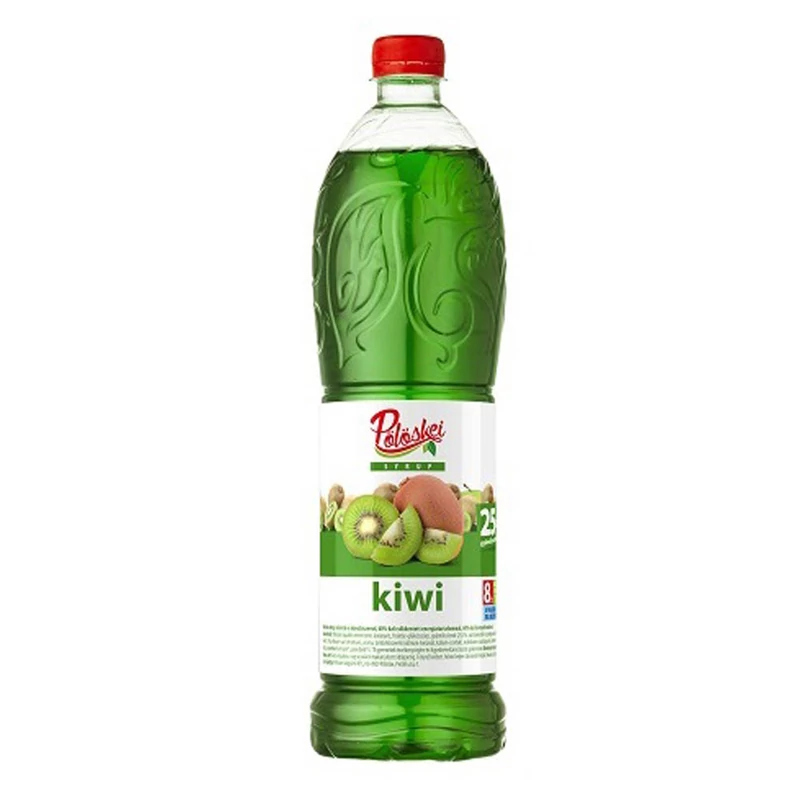 Pölöskei Kiwi ízesítésű gyümölcsszirup 25% 1l