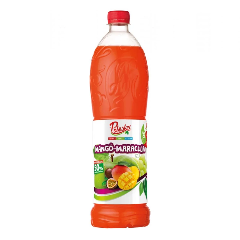 Pölöskei Mangó-Maracuja gyümölcsszörp 50% 1l