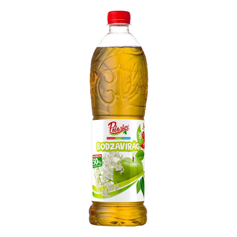 Pölöskei Bodza gyümölcsszörp 50% 1l